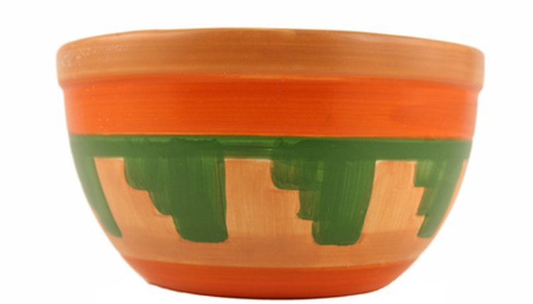 A large bowl of water allows for experimenting with buoyancy.
