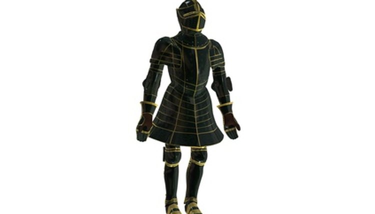 Knights wore armor to protect them in battle.