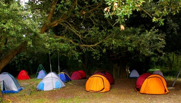 Camping can lower the cost of family church retreats.