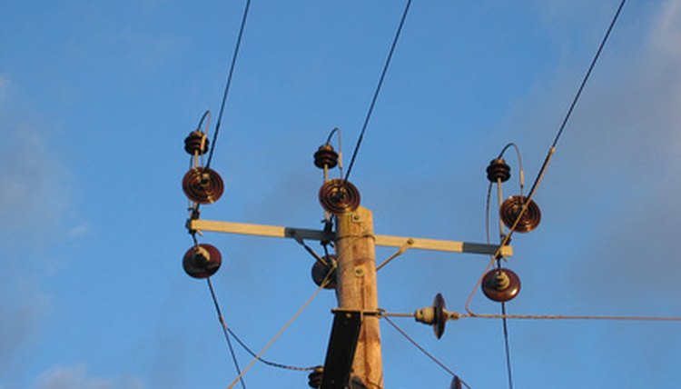 Electrical workers install and maintain power lines.