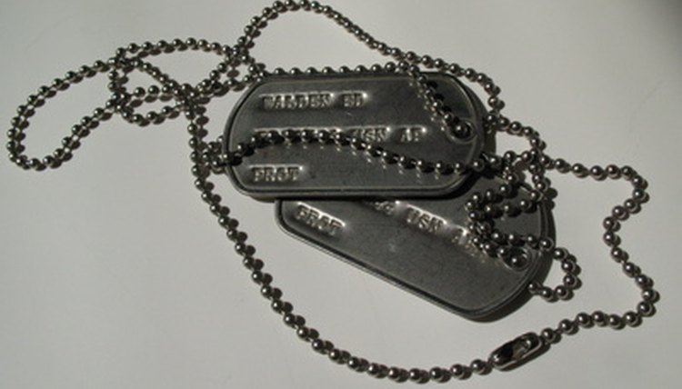 Return dog tags to the Department of Defense to ensure the soldier's personal information doesn't fall into the wrong hands.