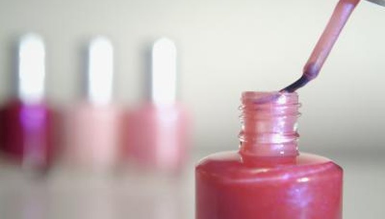 A wealth of different colored nail polish can be made.