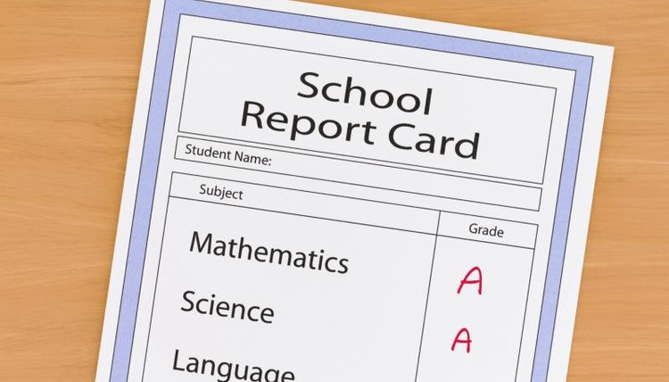 A school report card