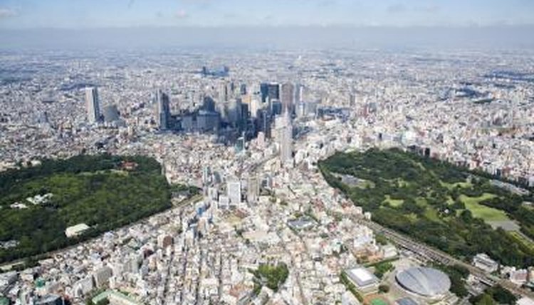 Wide shot of Tokyo.