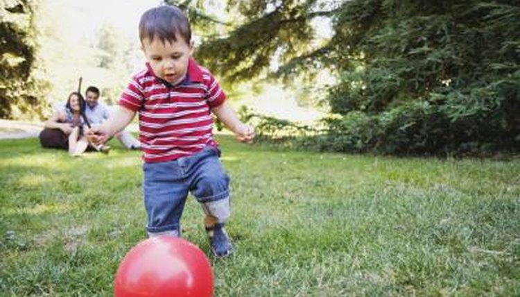 Baby with ball