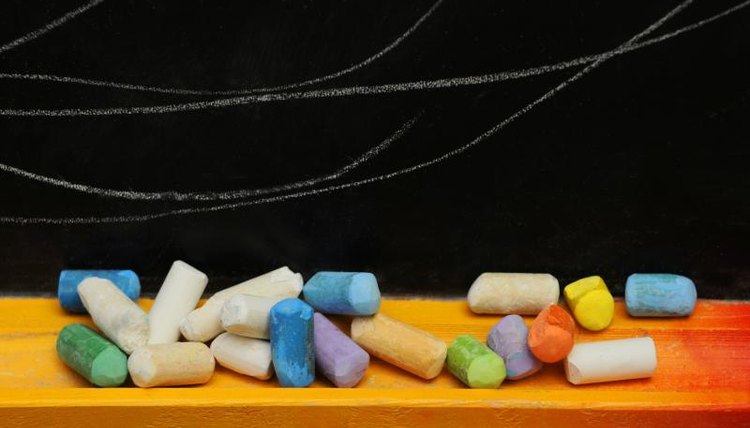 Chalk and chalkboard
