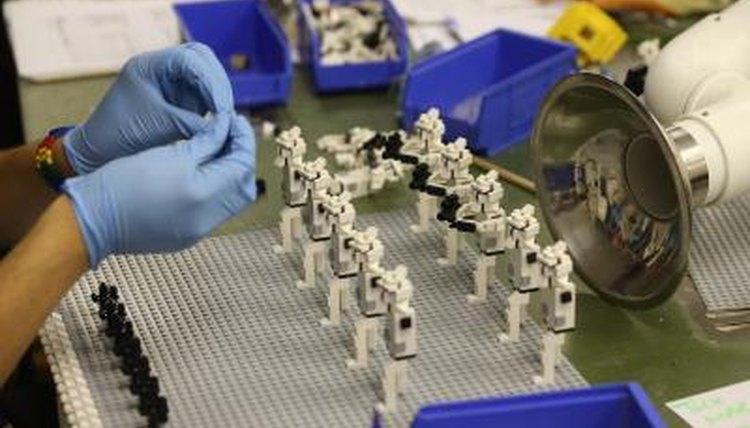 Lego Star Wars figurines created by model maker