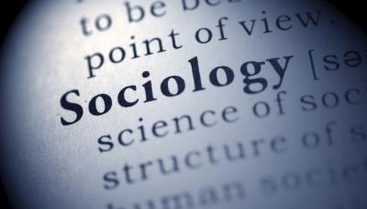 Definition of sociology.
