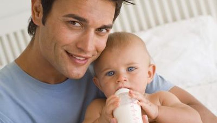 Father with baby