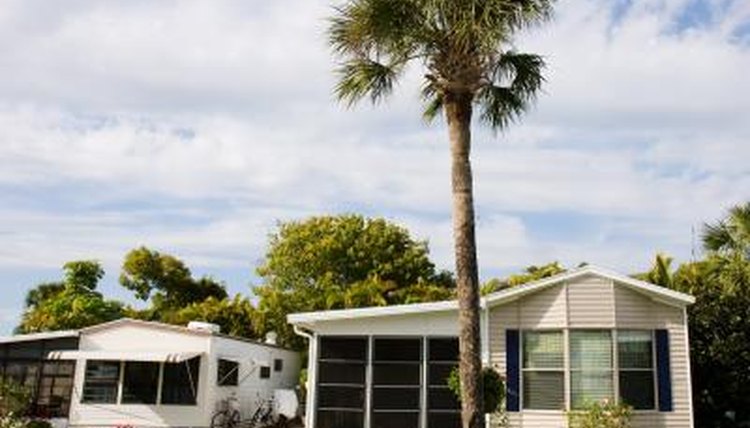 Two mobile homes in Florida community