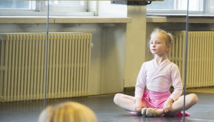 Child listening in dance class