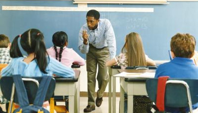 teacher asking students questions
