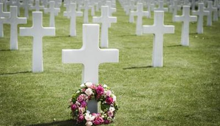 A year after the death, many people hold a memorial in the deceased's honor.