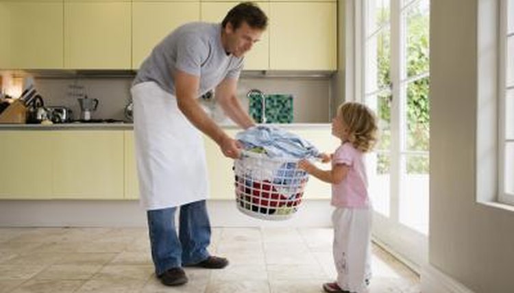 Allow your child to help sort things around the house as well.