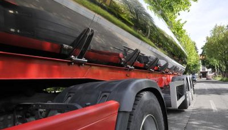 Propane truck