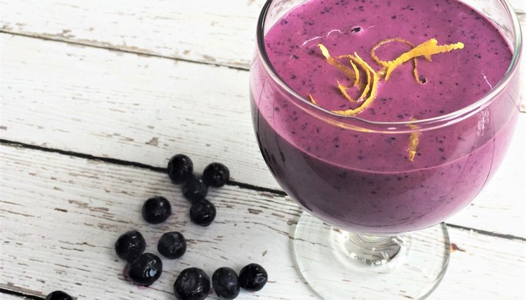 Almond Butter and Blueberry Smash Smoothie