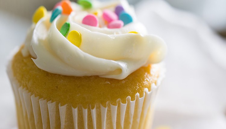 Jenny Craig vanilla buttercream cupcake