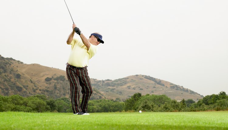 The fairway on this hole curves to the right, making it a good location for a fade shot off the tee.