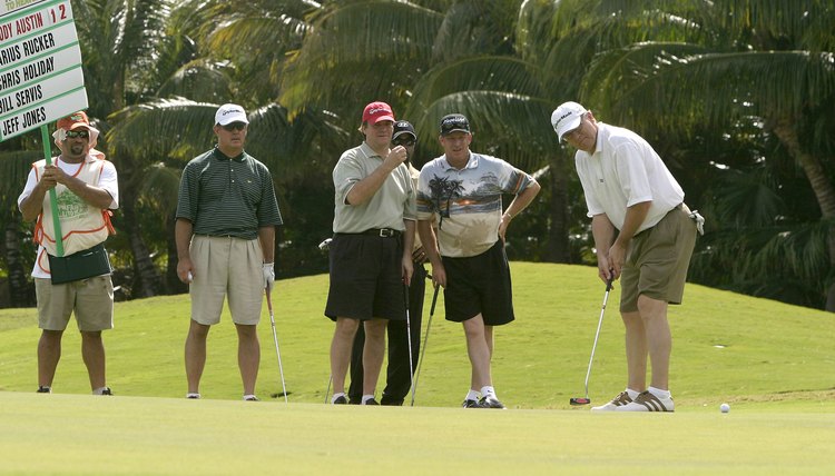 The 4-man scramble is a popular format for golf tournaments.