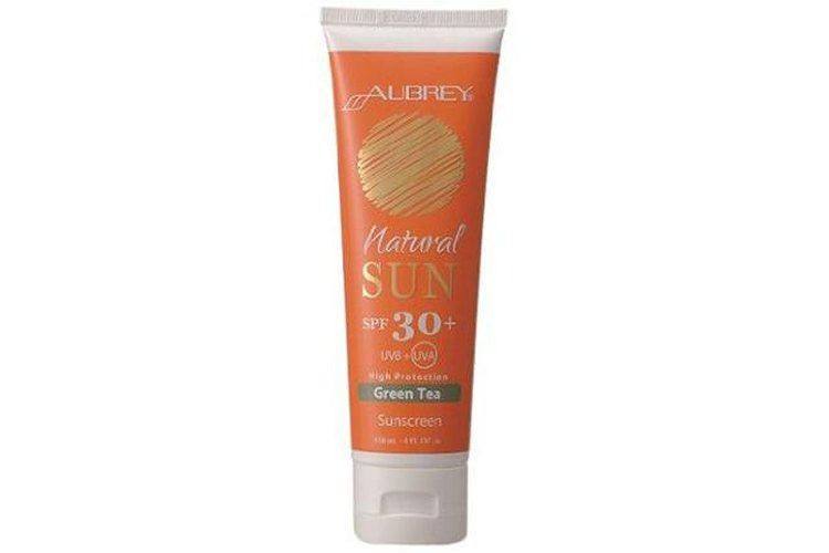 Aubrey Organics Natural Sun Sunscreen, Green Tea, SPF 30+.