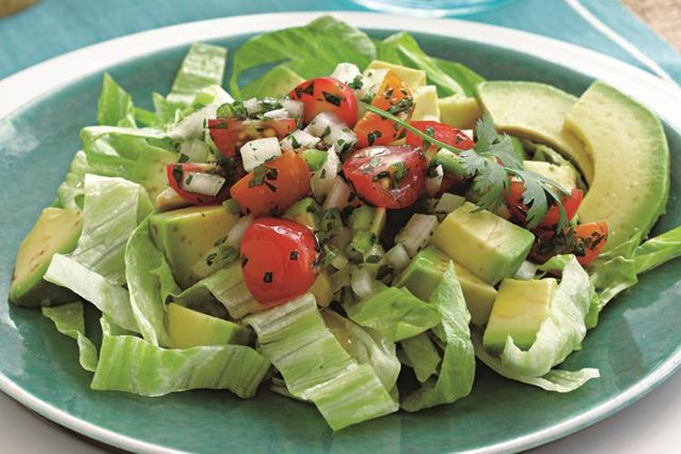 Ensalada mexicana baja en carbohidratos.