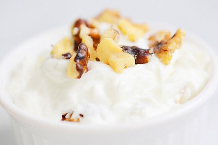 Yogur de nueces.
