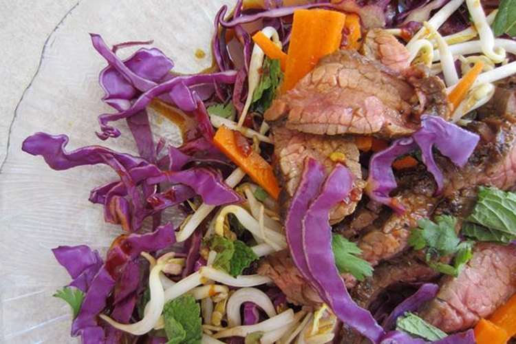 Ensalada púrpura.