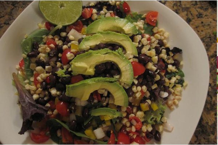 Una ensalada muy saludable.