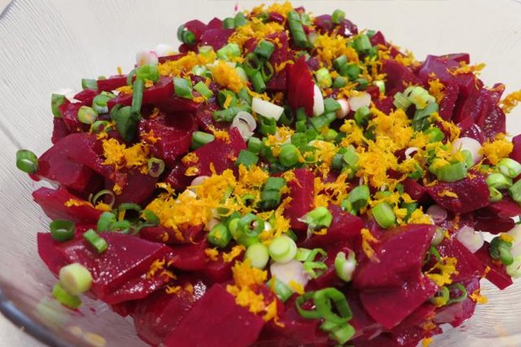 Una ensalada con un maravilloso contraste de sabor.