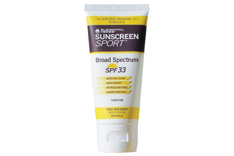 Elemental Herbs Sport Sunscreen, SPF 30+.