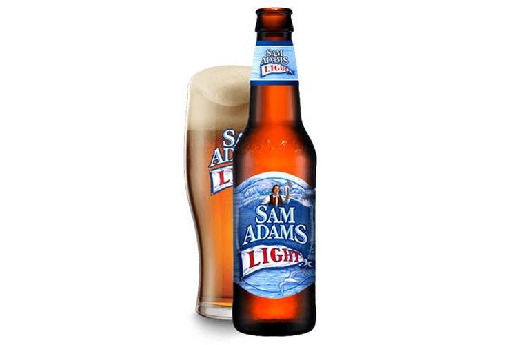 Sam Adams Light Lager.