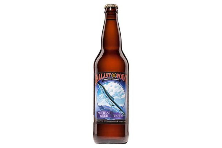 Ballast Point Wahoo Wheat Beer.