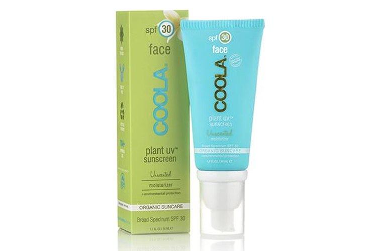 COOLA Suncare Plant UV Face Moisturizer Sunscreen, Unscented, SPF 30.