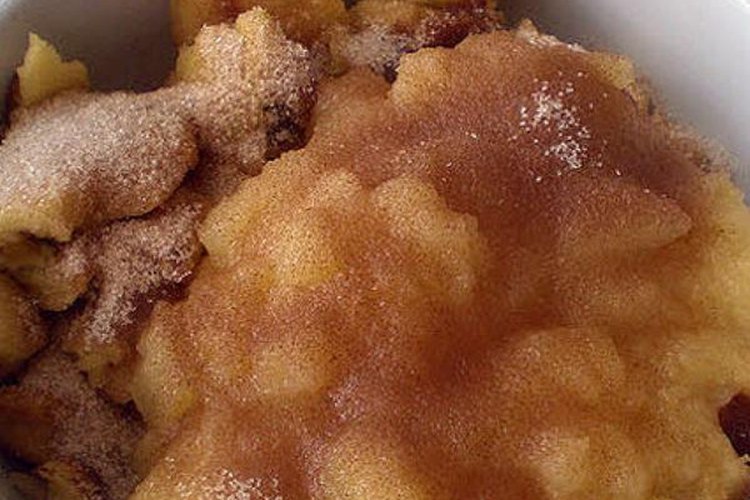 Manzanas con proteína y canela.