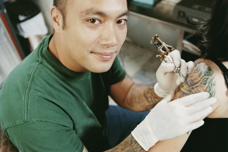 Prueba de alergia para tatuajes.