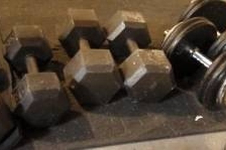 The tools of weightlifting.