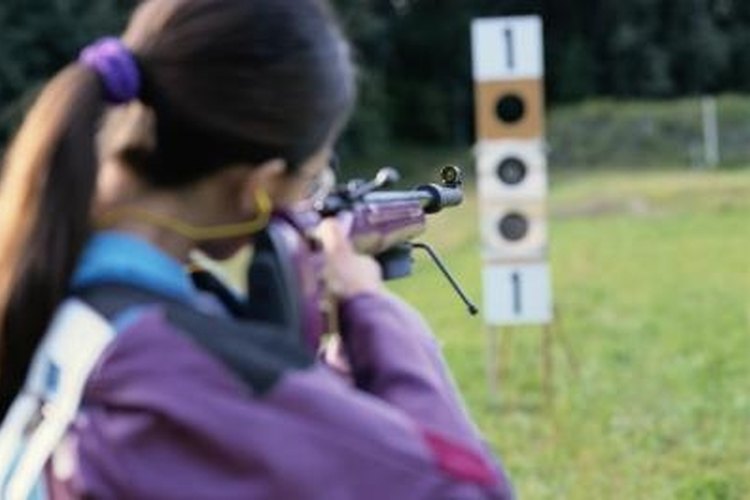J&L Images/Photodisc/Getty Images You must adjust your sights for optimal accuracy.
