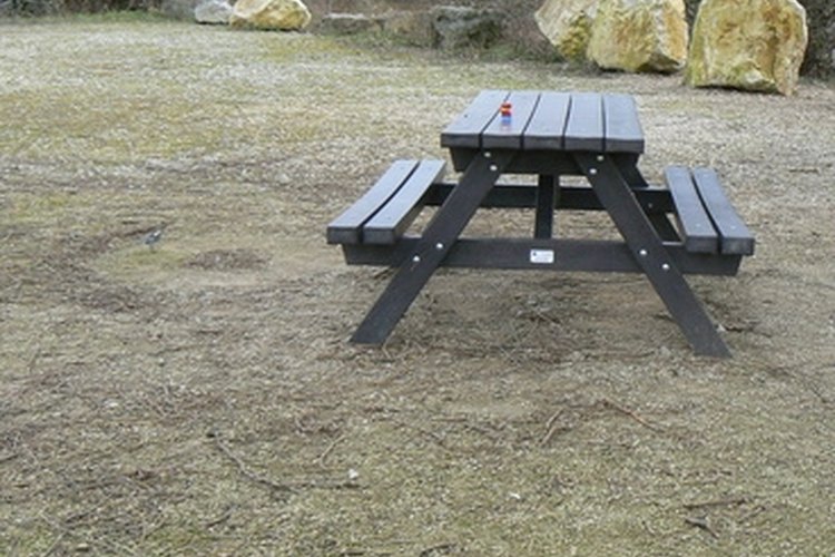picnic table image by Alison Bowden from Fotolia.com Build your own picnic table.