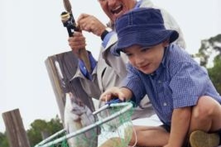 Creatas/Creatas/Getty Images Fresh fishing line ensures the line does not become weak and break.