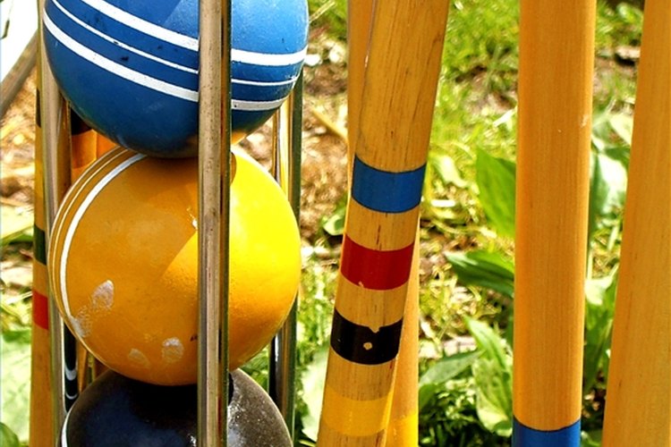 A croquet set.