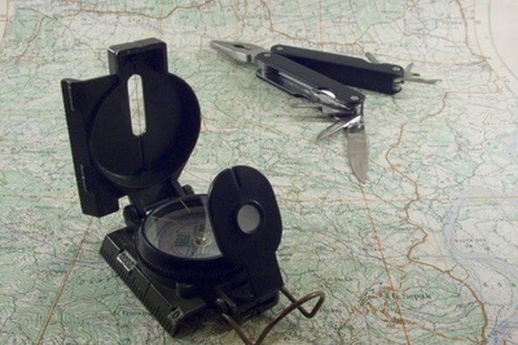 compass image by Sonar from Fotolia.com The U.S. military uses the lensatic compass.