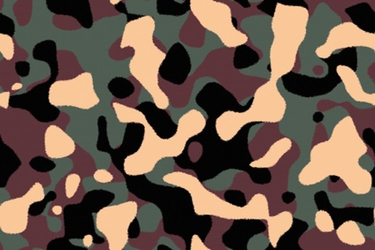 camouflage pattern 2 image by JoLin from Fotolia.com Camouflage, the art of concealment, made easy with netting.