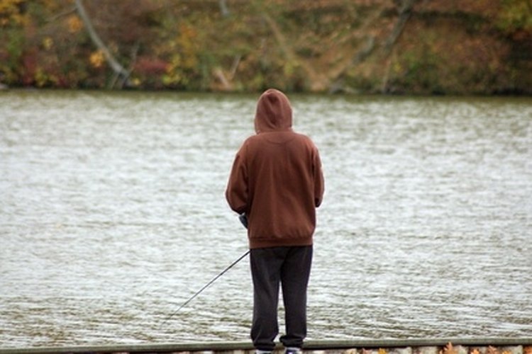 autumn fishing boy image by robert mobley from Fotolia.com It is possible to catch catfish in winter.