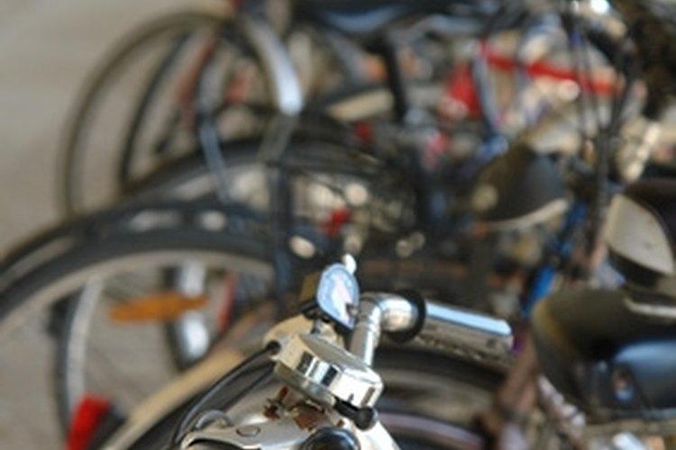 rack with bikes image by Canakris from Fotolia.com Bike speedometers make cycling more fun.