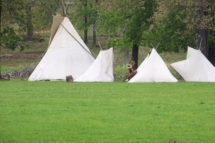 teepee image by Anthony Child from Fotolia.com Living in a teepee is akin to living with nature.