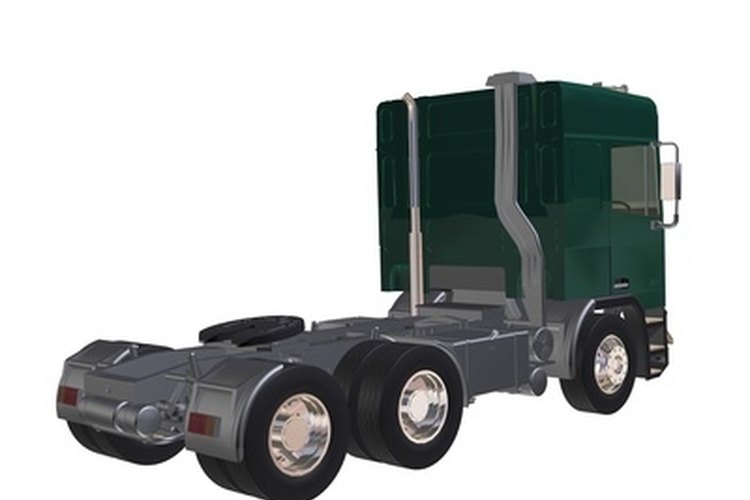 truck image by Goran Bogicevic from Fotolia.com A fifth-wheel hitch in the cargo bed of a travel trailer tow vehicle is very much like the one on this semi.