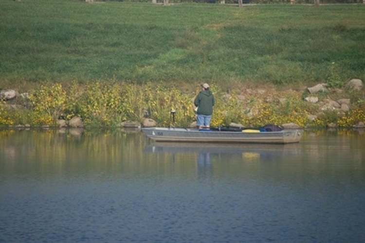 fishing boat image by robert mobley from Fotolia.com Most fishing boats have trolling motors.