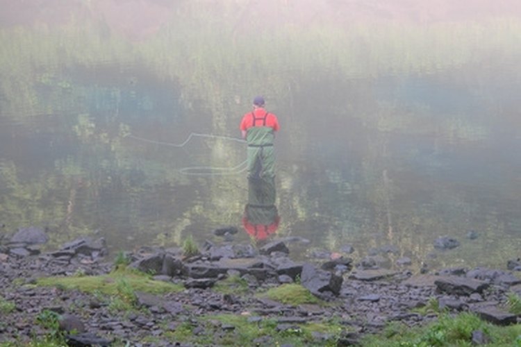 Foggy Morning Trout Fishing image by Joyce Wilkes from Fotolia.com Many anglers choose to fish for trout with light tackle.