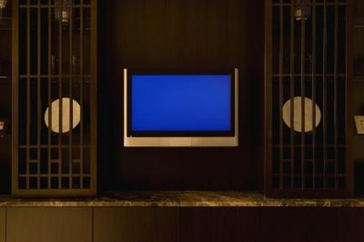 ULTRA.F/Digital Vision/Getty Images Mount an LCD TV in a travel trailer for on-the-road entertainment.