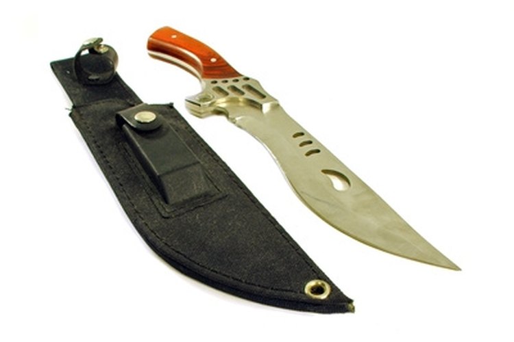knife image by Kovac from Fotolia.com Maintaining a blade's edge is one of the most difficult parts of knife care.